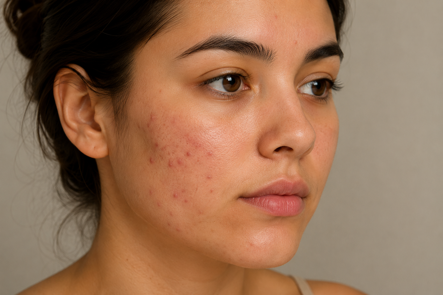 Pele antes da rotina de skincare