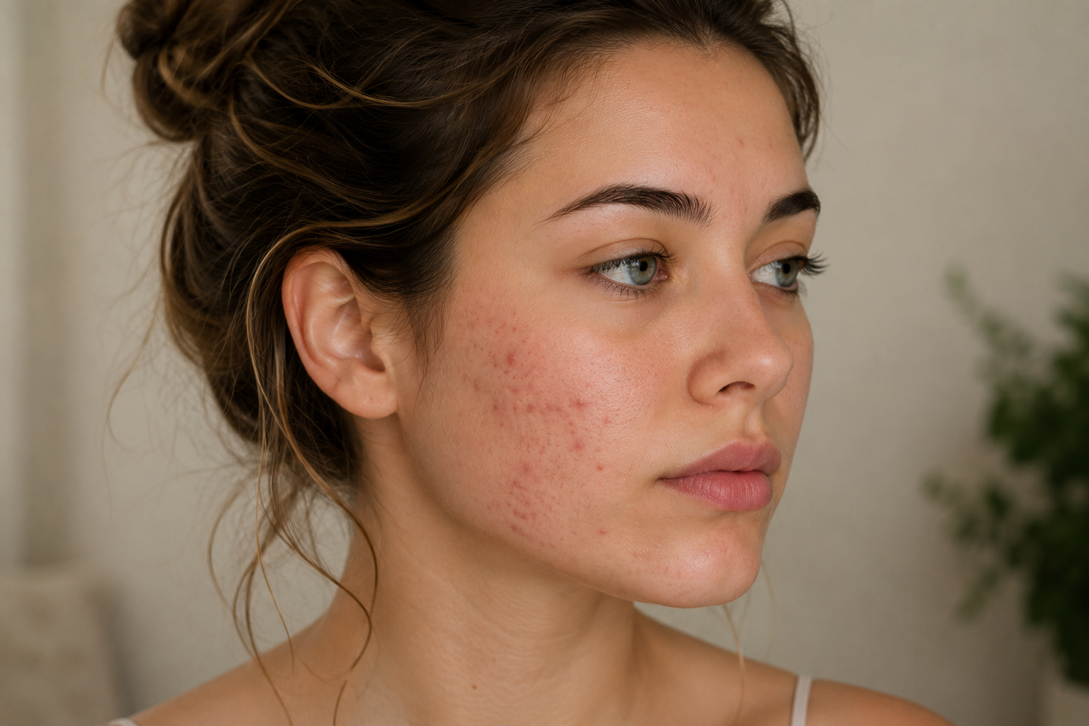 Pele antes da rotina de skincare