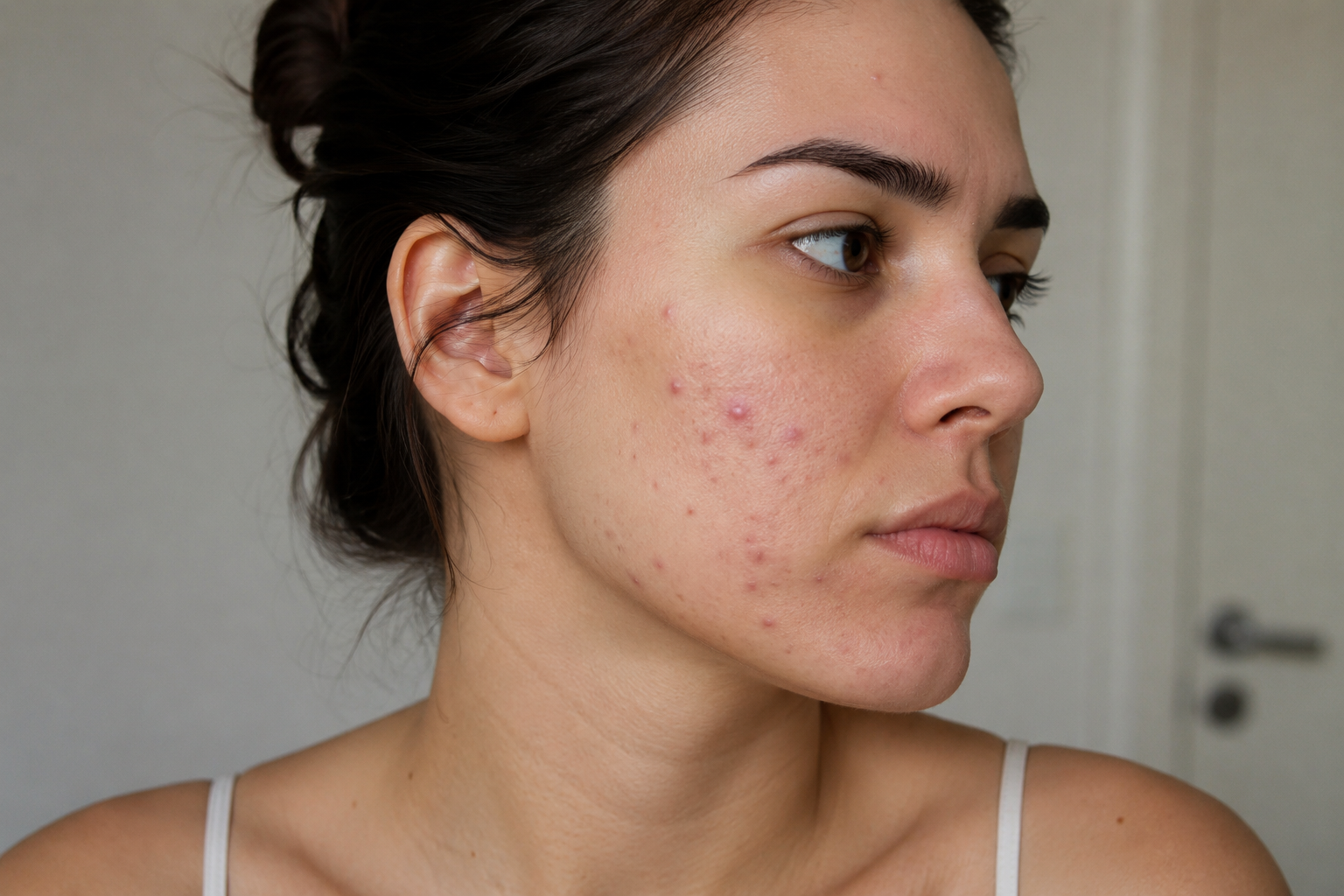 Pele antes da rotina de skincare