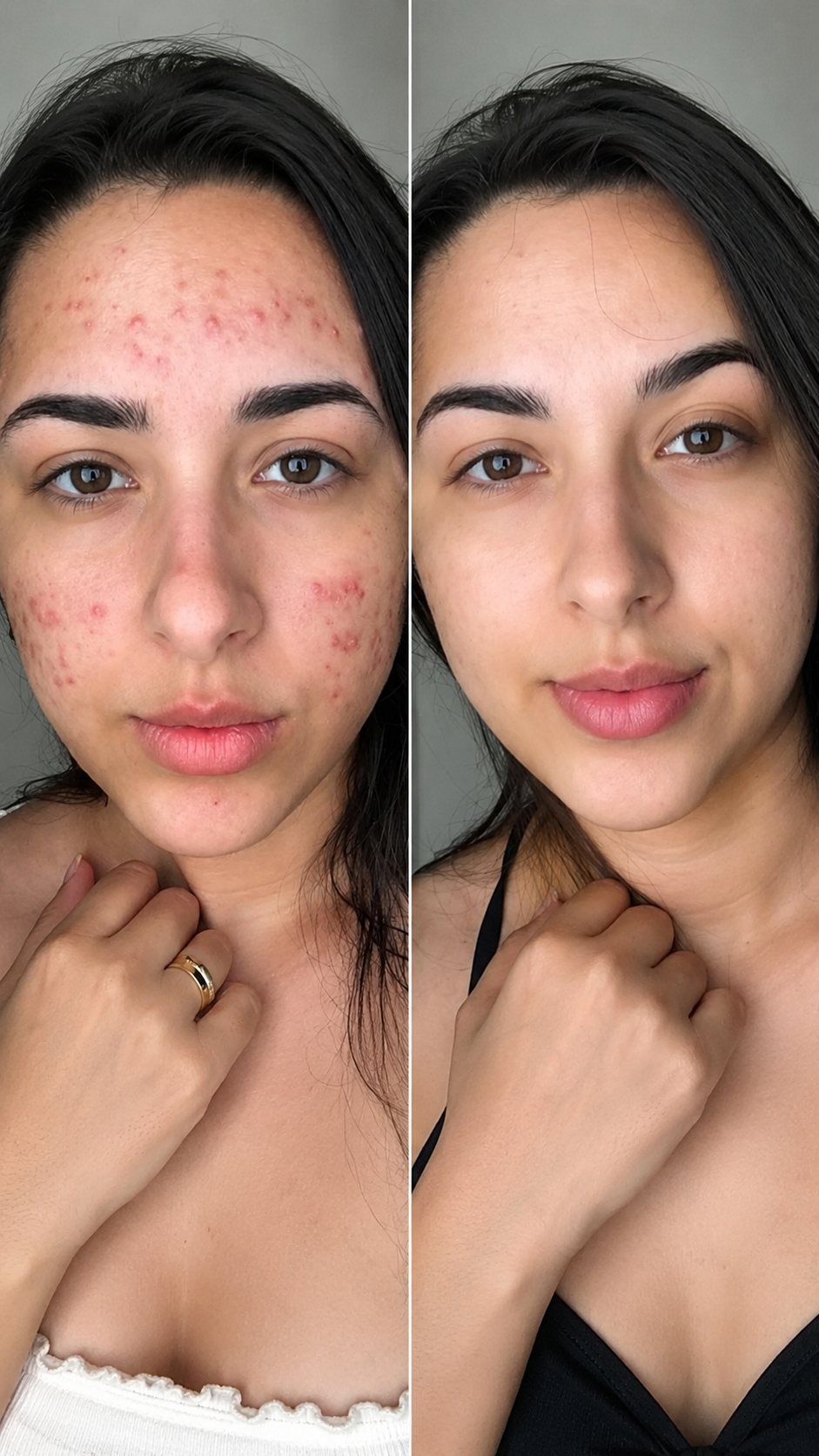 Cliente aplicando máscara facial